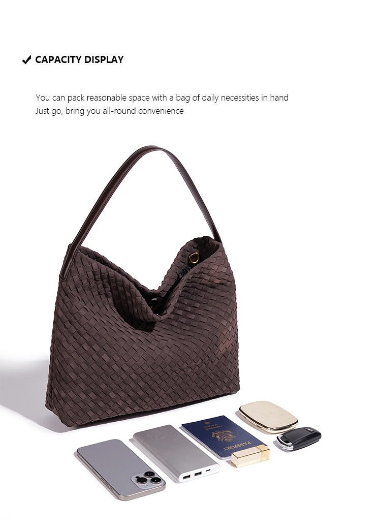 Chill Suede Shoulder Bag - laseze