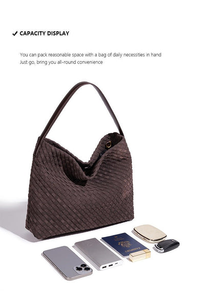 Chill Suede Shoulder Bag - laseze