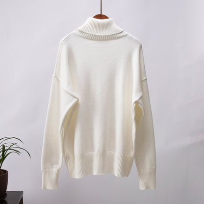 Classic Loose Turtleneck Sweater speciaic