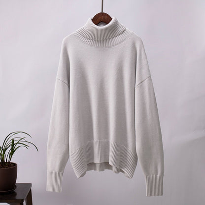 Classic Loose Turtleneck Sweater speciaic