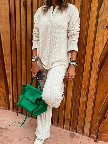 Comfortable Knit Lougewear Set speciaic