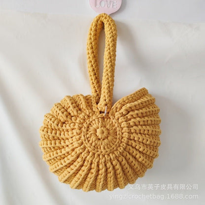Conch Woven Handbag - laseze