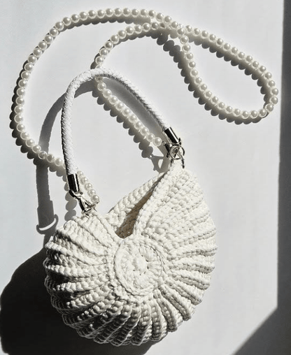 Conch Woven Handbag - laseze