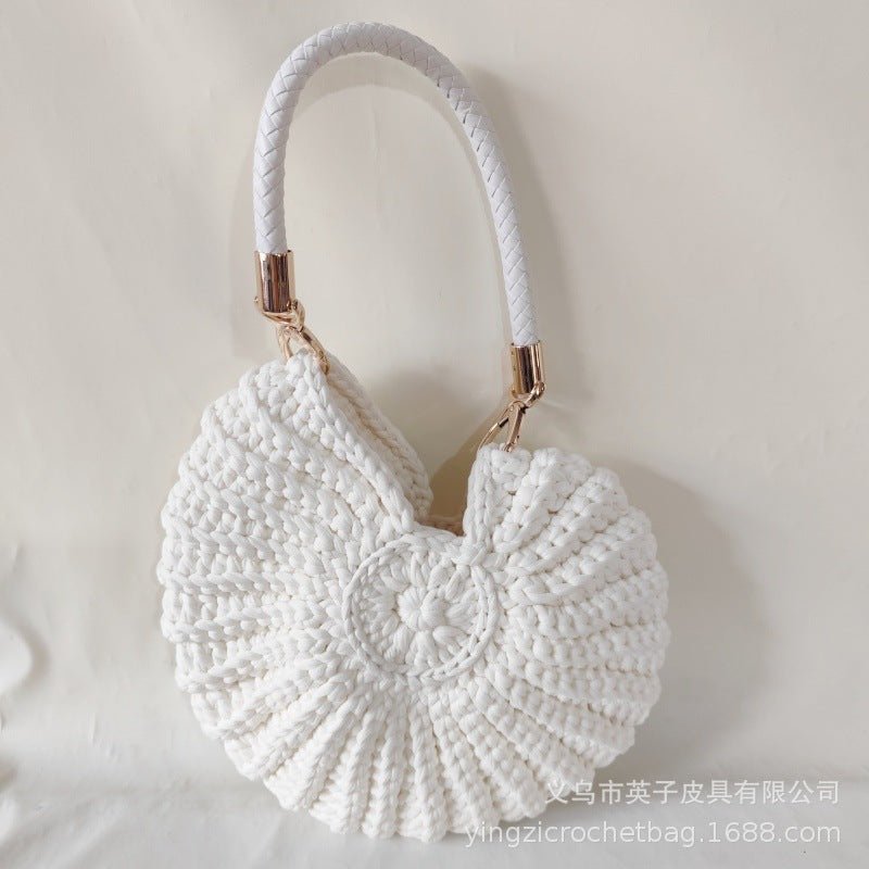 Conch Woven Handbag - laseze
