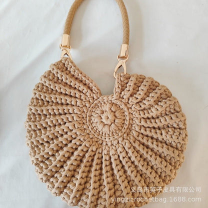 Conch Woven Handbag - laseze
