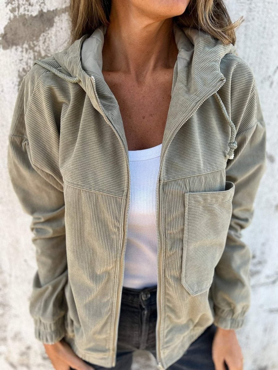 Corduroy Hooded Jacket speciaic
