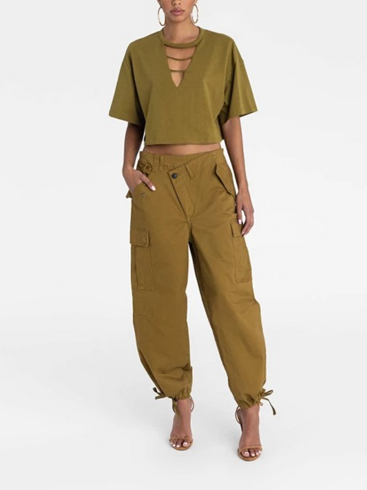 Women's Mid-Rise Straight Leg 'The Cargo Jogger'