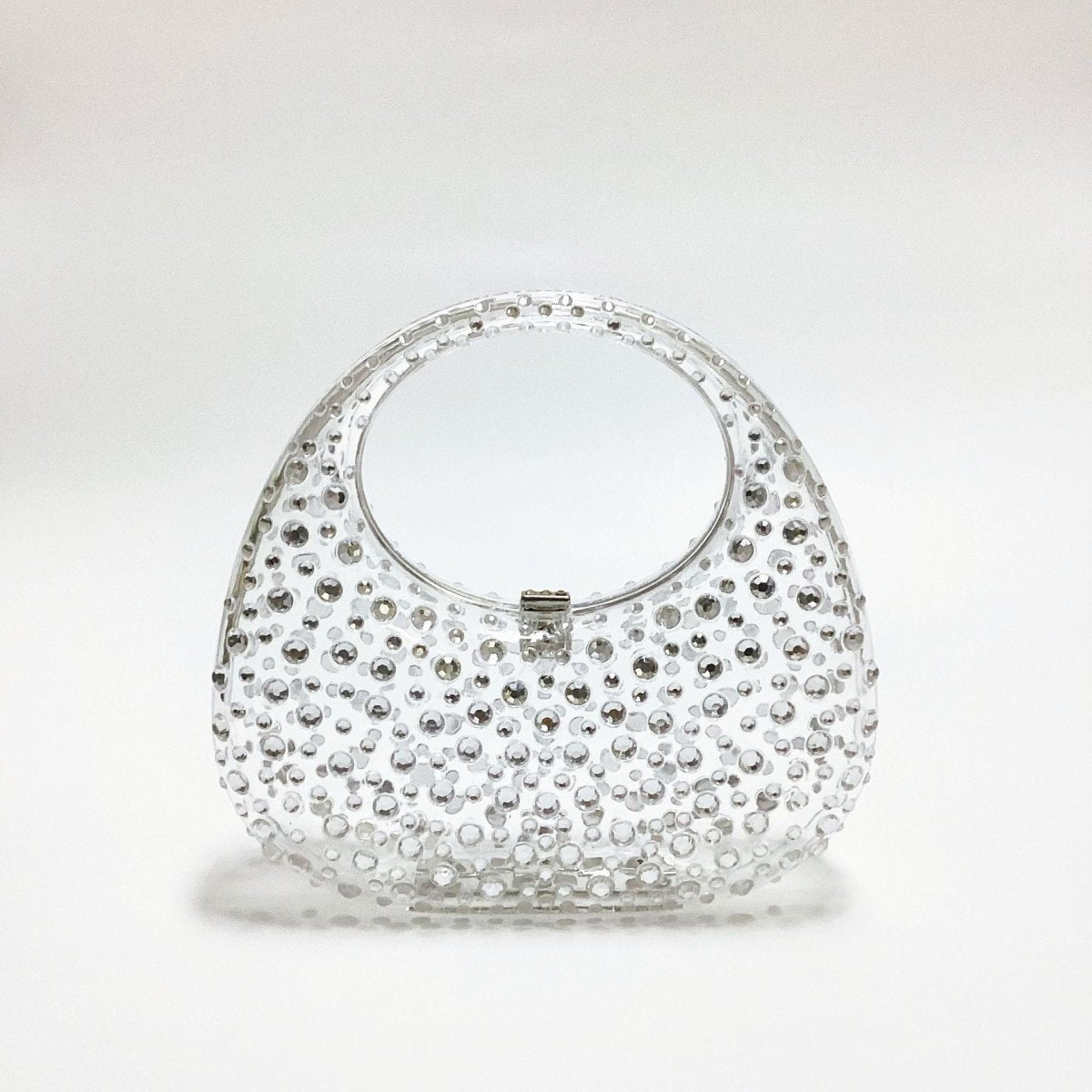 Dazzle Acrylic Diamond Handbag - laseze