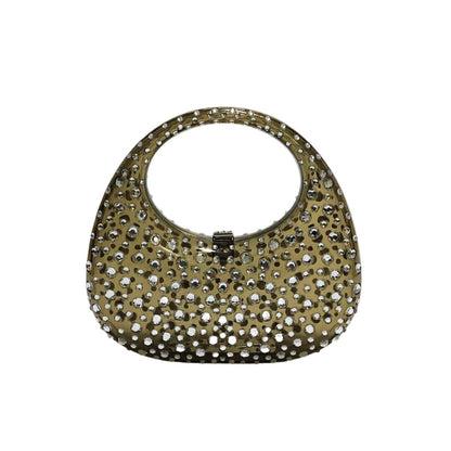 Dazzle Acrylic Diamond Handbag - laseze