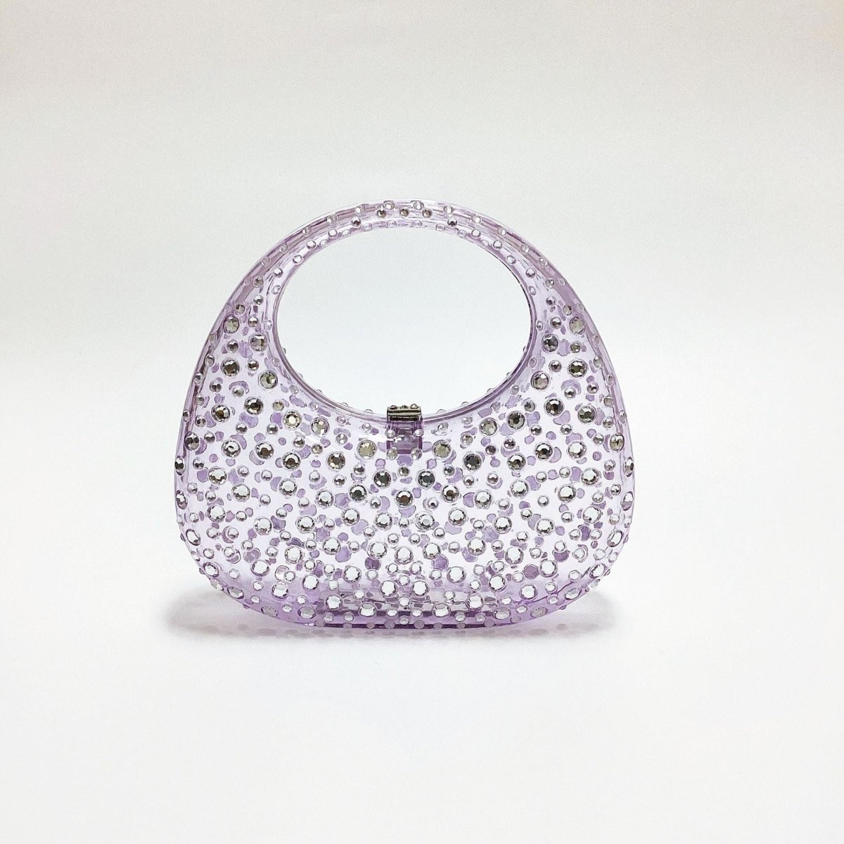 Dazzle Acrylic Diamond Handbag - laseze