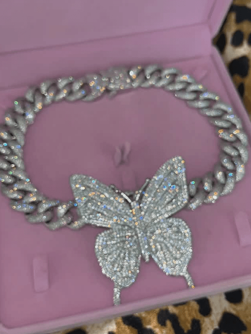 Dazzle Butterfly Necklace - laseze