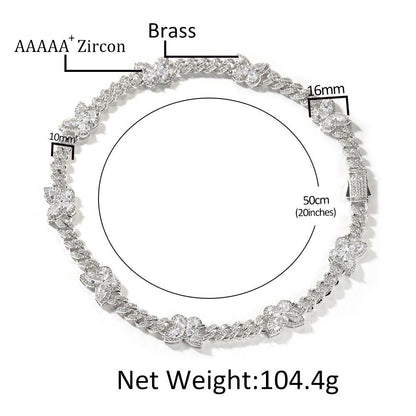 Dazzle Rhinestone Butterfly Chain - laseze