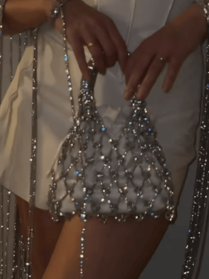 Dazzle Rhinestone Handbag - laseze