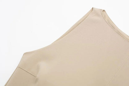 Double Belt Design Slim Fit Dress speciaic