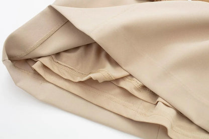 Double Belt Design Slim Fit Dress speciaic