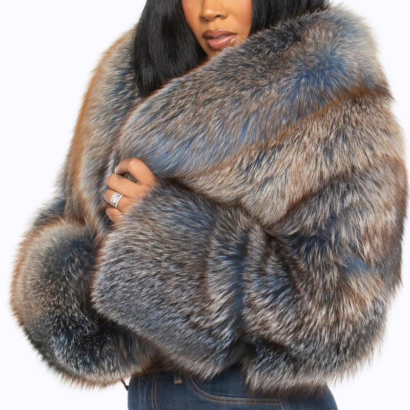 Eco-friendly Fur Coat fashgoods