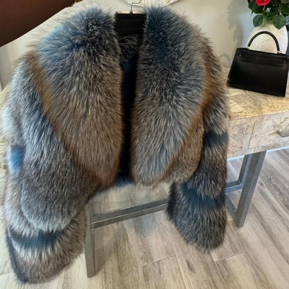 Eco-friendly Fur Coat fashgoods