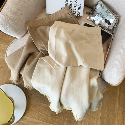 Elegant Fishtail Knit Skirt speciaic