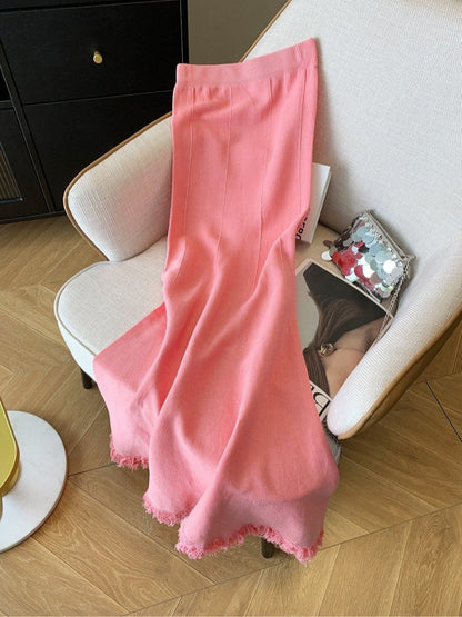 Elegant Fishtail Knit Skirt speciaic
