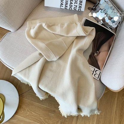 Elegant Fishtail Knit Skirt speciaic