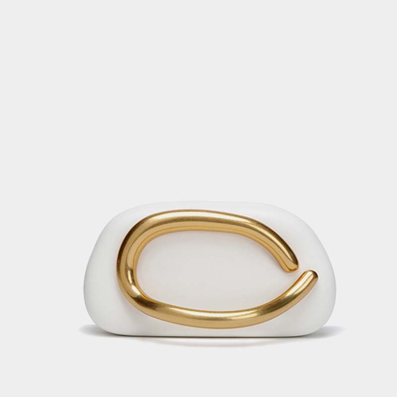 Evening Bag Mini Bag Vintage Metal Kipper Chain Crossbody Bag - laseze