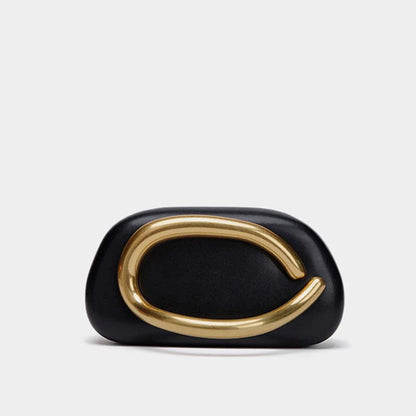 Evening Bag Mini Bag Vintage Metal Kipper Chain Crossbody Bag - laseze