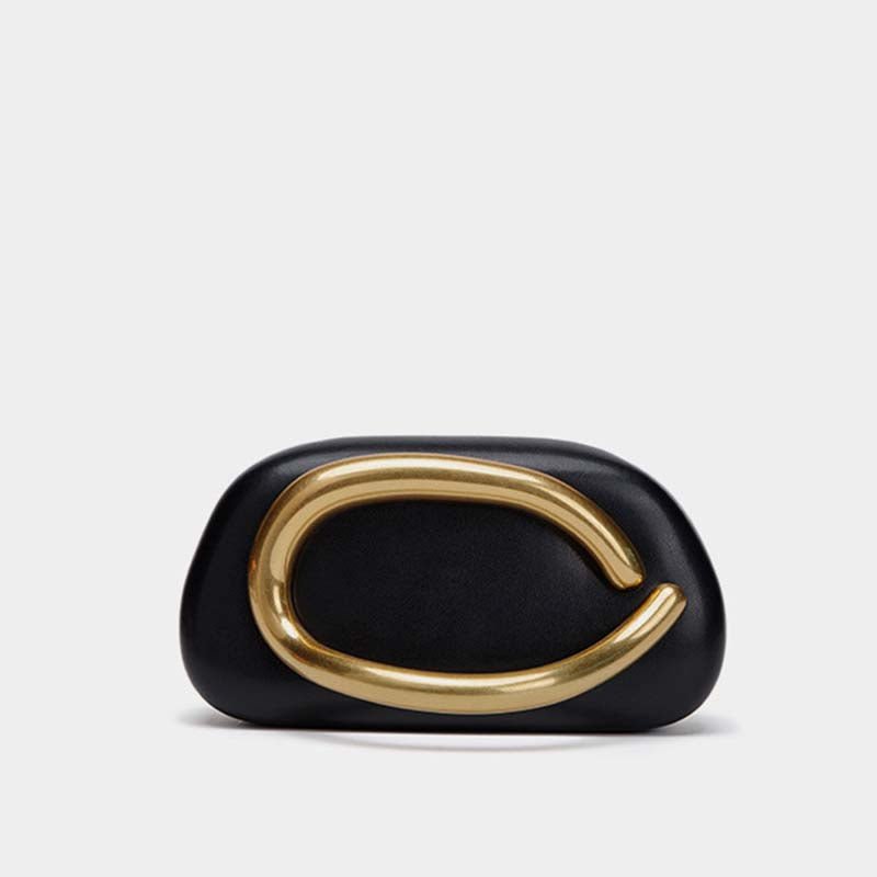 Evening Bag Mini Bag Vintage Metal Kipper Chain Crossbody Bag - laseze