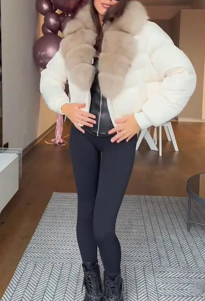 Fab Eco-friendly Fur Short Jacket fashgoods