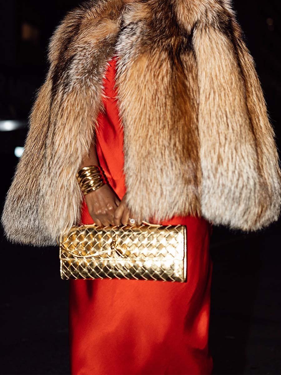 Fashion Long Sleeve Faux Fur Coat fashgoods