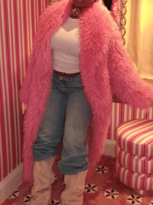 Faux Fur Coat laseze