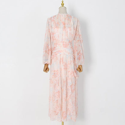Faye Floral Maxi Dress - laseze