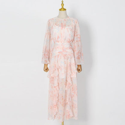 Faye Floral Maxi Dress - laseze