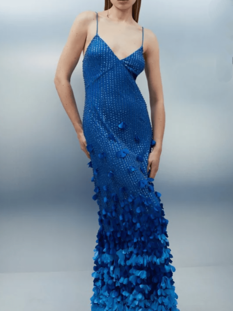 Floral Decal Dress - laseze