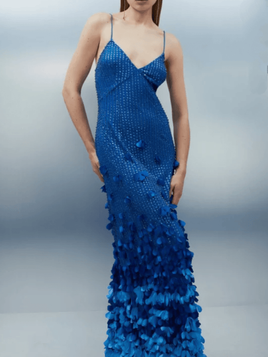 Floral Decal Dress - laseze