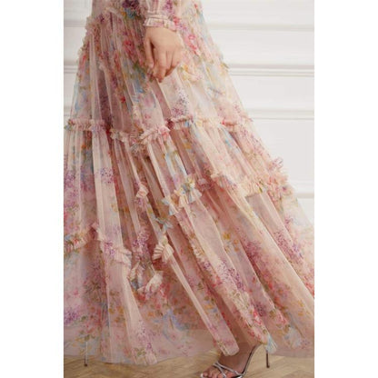 Floral Fantasy Dress - laseze