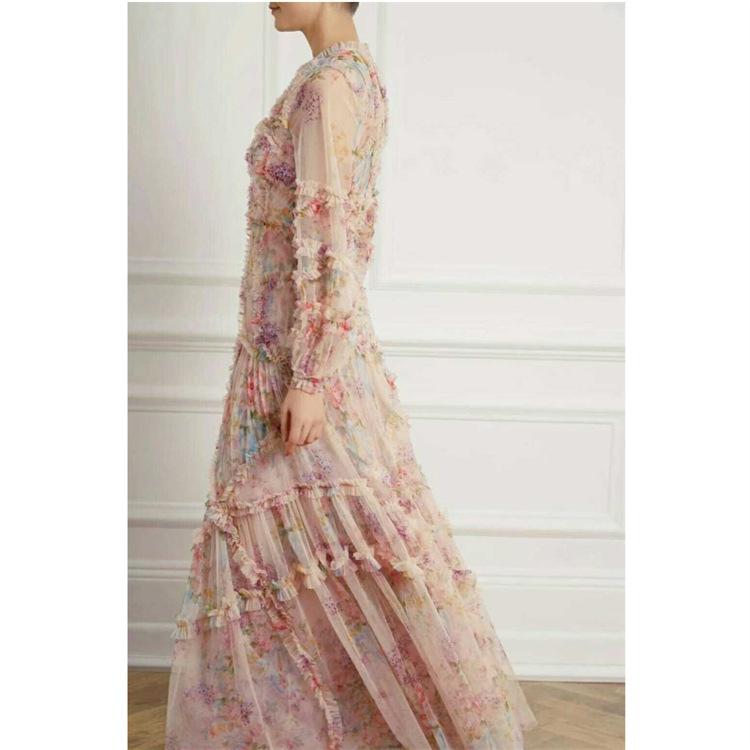 Floral Fantasy Dress - laseze