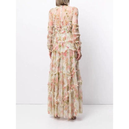 Floral Fantasy Dress - laseze