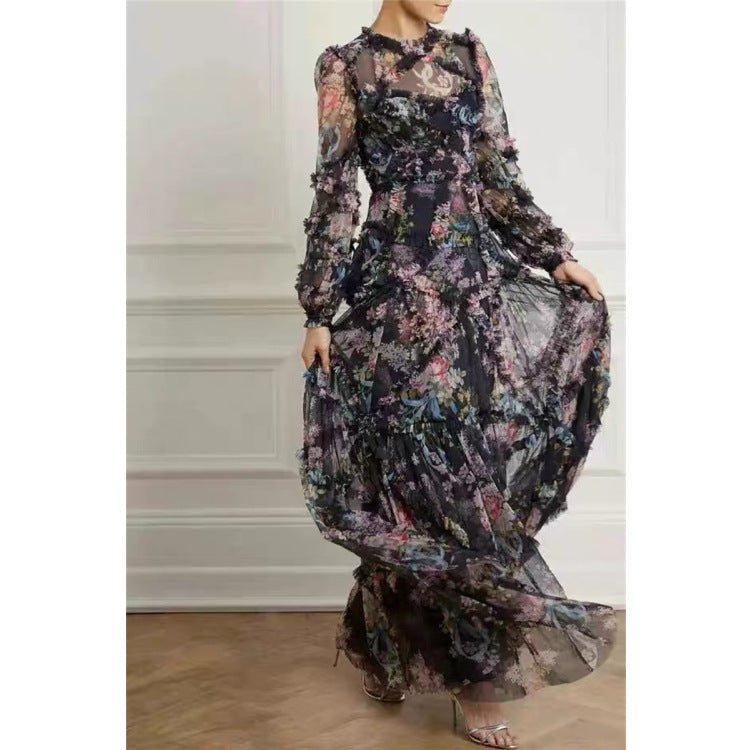 Floral Fantasy Dress - laseze