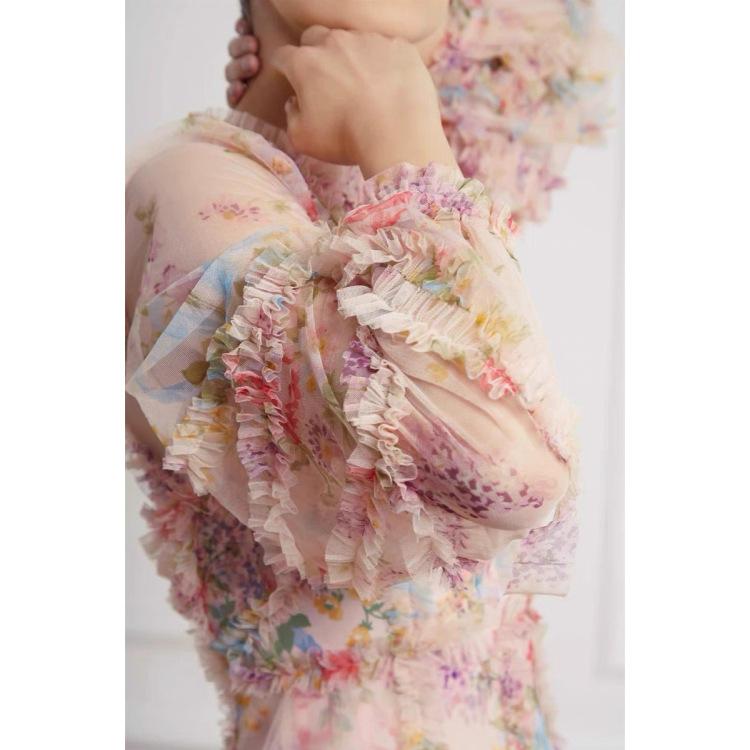 Floral Fantasy Dress - laseze