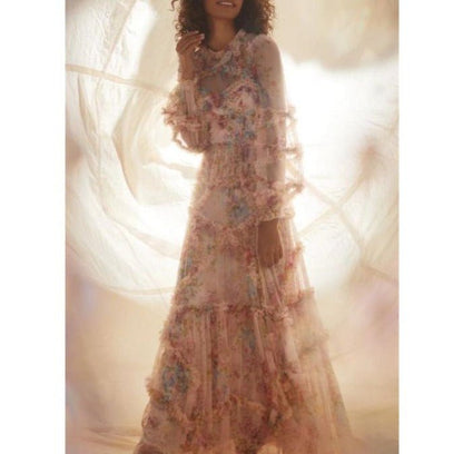 Floral Fantasy Dress - laseze