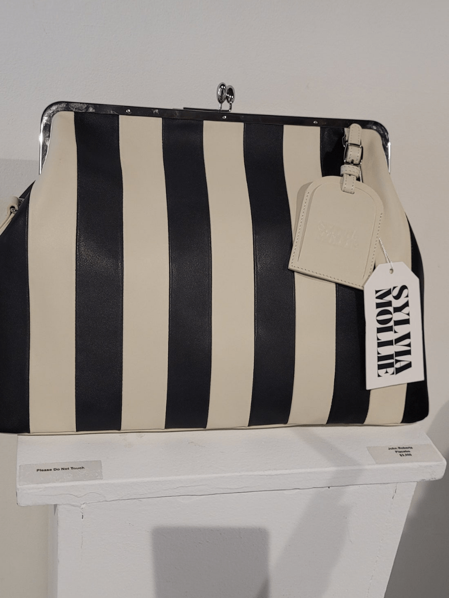 Leather Kisslock Frame Bag - laseze