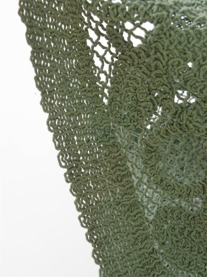 Loose Sleeveless Crocheted Top speciaic