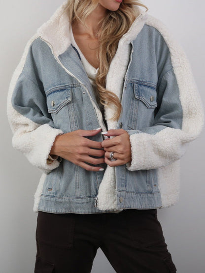 Love Me Up Denim Jacket - laseze