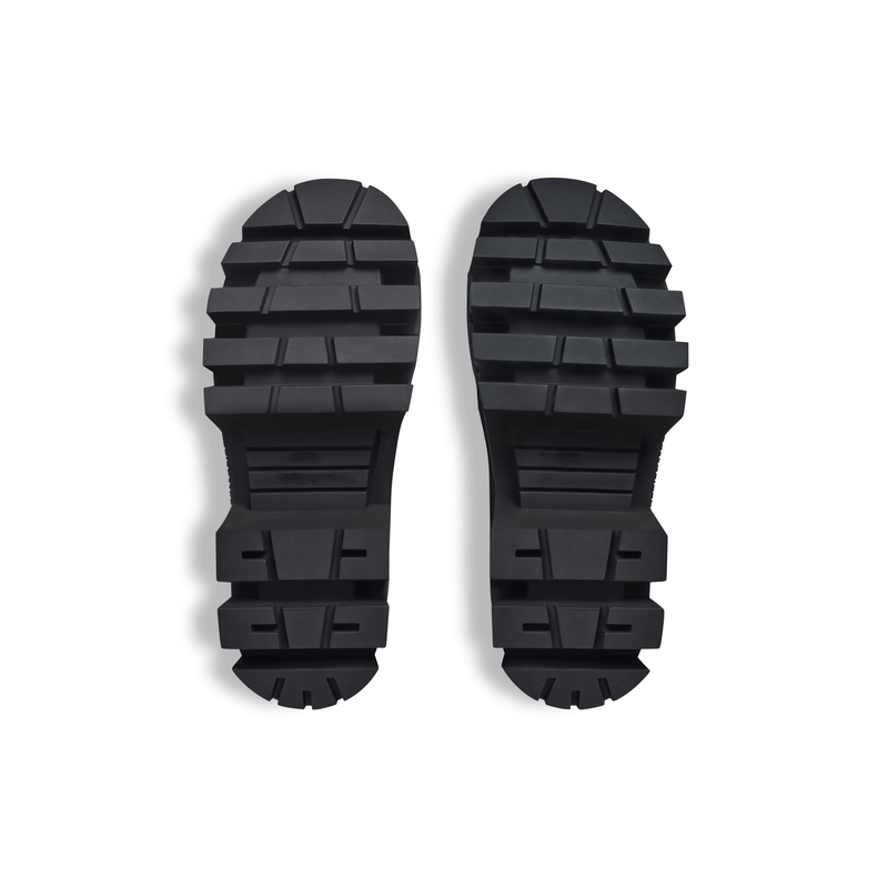 Oversized Platform Buckle Boots laseze