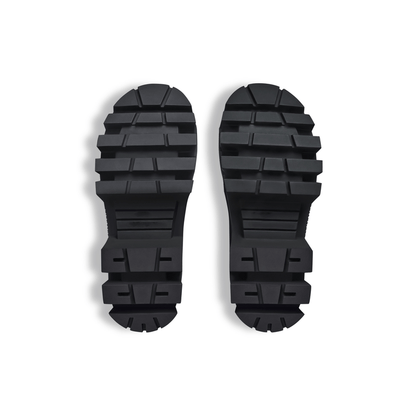 Oversized Platform Buckle Boots laseze