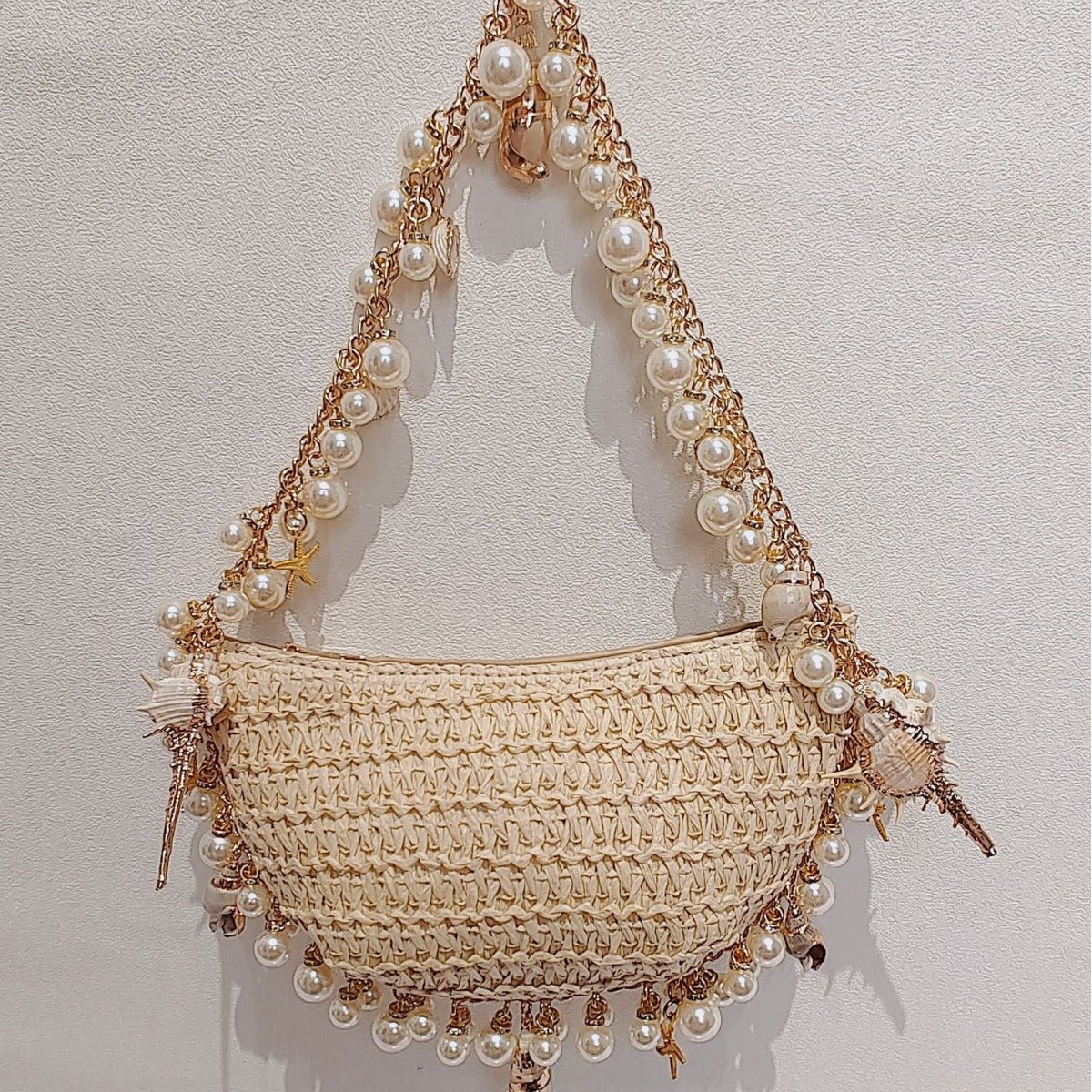 Pearl & Shell Vacation Handbag - laseze