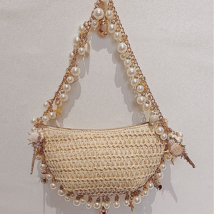 Pearl & Shell Vacation Handbag - laseze