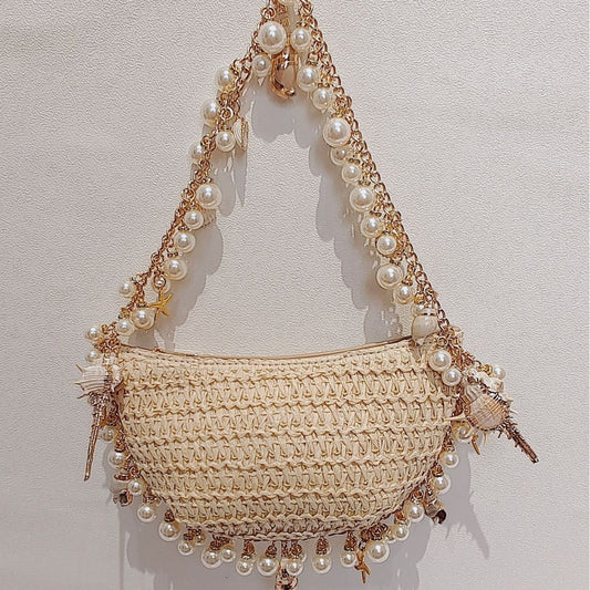 Pearl & Shell Vacation Handbag - laseze