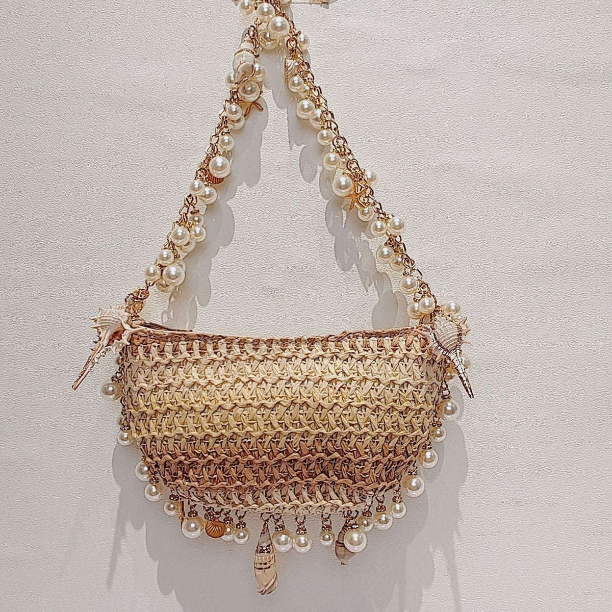 Pearl & Shell Vacation Handbag - laseze