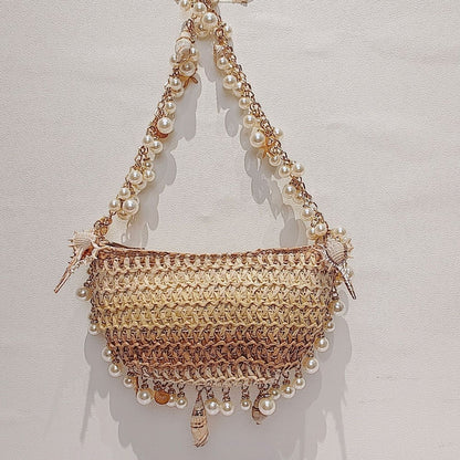 Pearl & Shell Vacation Handbag - laseze